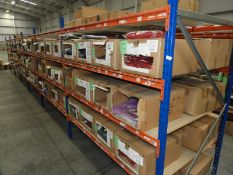 *6 Bays of Medium Duty Merchandise Racking Comprising of 7 Uprights and 48 Beams - 6ft Wide x 4ft De