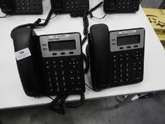 *Two Grandstream HD IP Telephones Model GX1620/1625