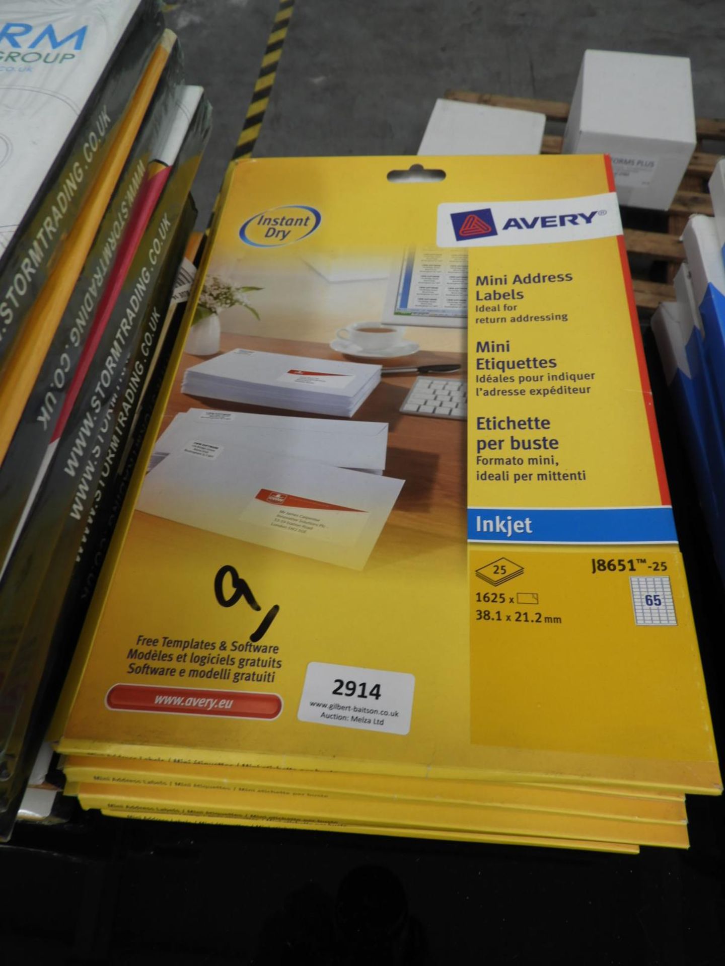 *9 Boxes of Avery A4 (65 per Sheet) Self Adhesive
