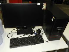 *Gigabyte Desktop Computer with Flatscreen Monitor, Keyboard & Mouse