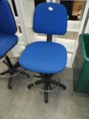 *Draughtsmans Gas Lift Chair - Blue