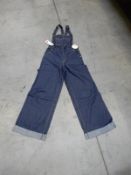 *5 Leigh Indigo Denim Dungarees Size: 10