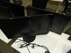 *Pair of Acer Flatscreen LCD Monitors Model K24HL