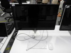 *Apple iMac Display Screen used via Thunderbolt Port Model A1407EMC2432 with Keyboard