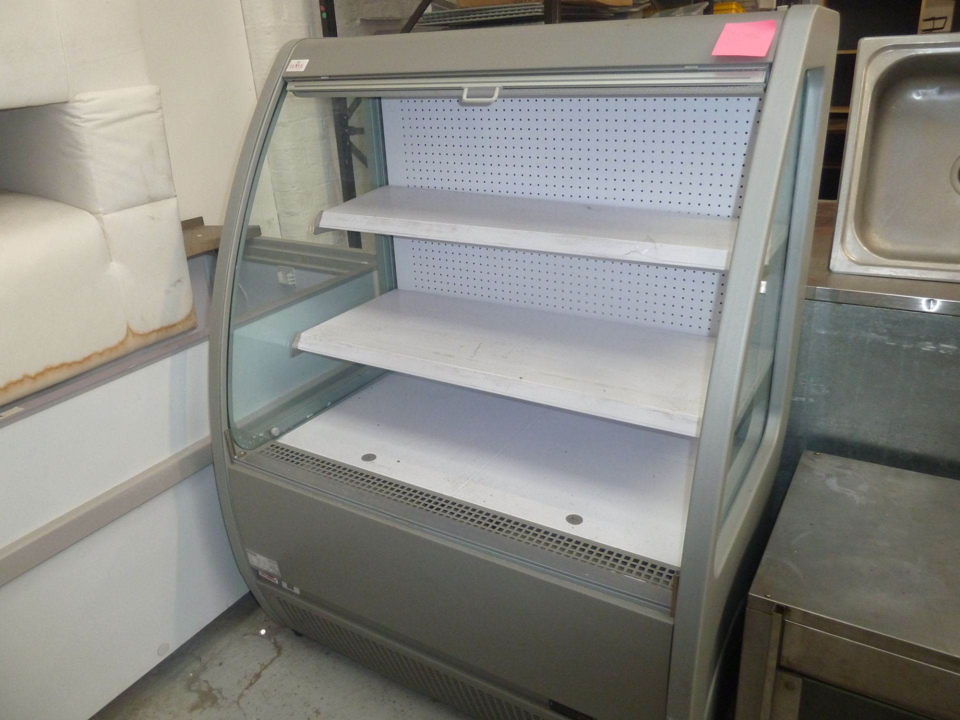 * Lowe 3 tier grab and go, comes with shelves and pull down cover, good condition. (1350H x 1040W