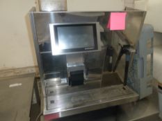 * black and white bean to coffee machine. This machine is direct from national chain. The machine