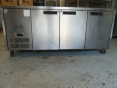 * Williams 3 door refridgerator, used but in good conidition. (855H x 1885W x 650D)