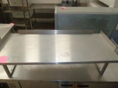 * SS above counter shelving. (420H x 1100W x 470D)