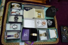Thirteen Boxed Ladies Wristwatches