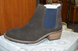 Silver Street Brown Ankle Boots Size: 5