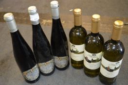 Six Bottles of Assorted Wines