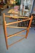 Two Section Folding Pine Clothes Horse