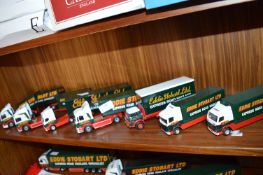 Seven Eddie Stobart Diecast Corgi Trucks