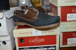 Catesby Navy Deck Shoes Size: 8