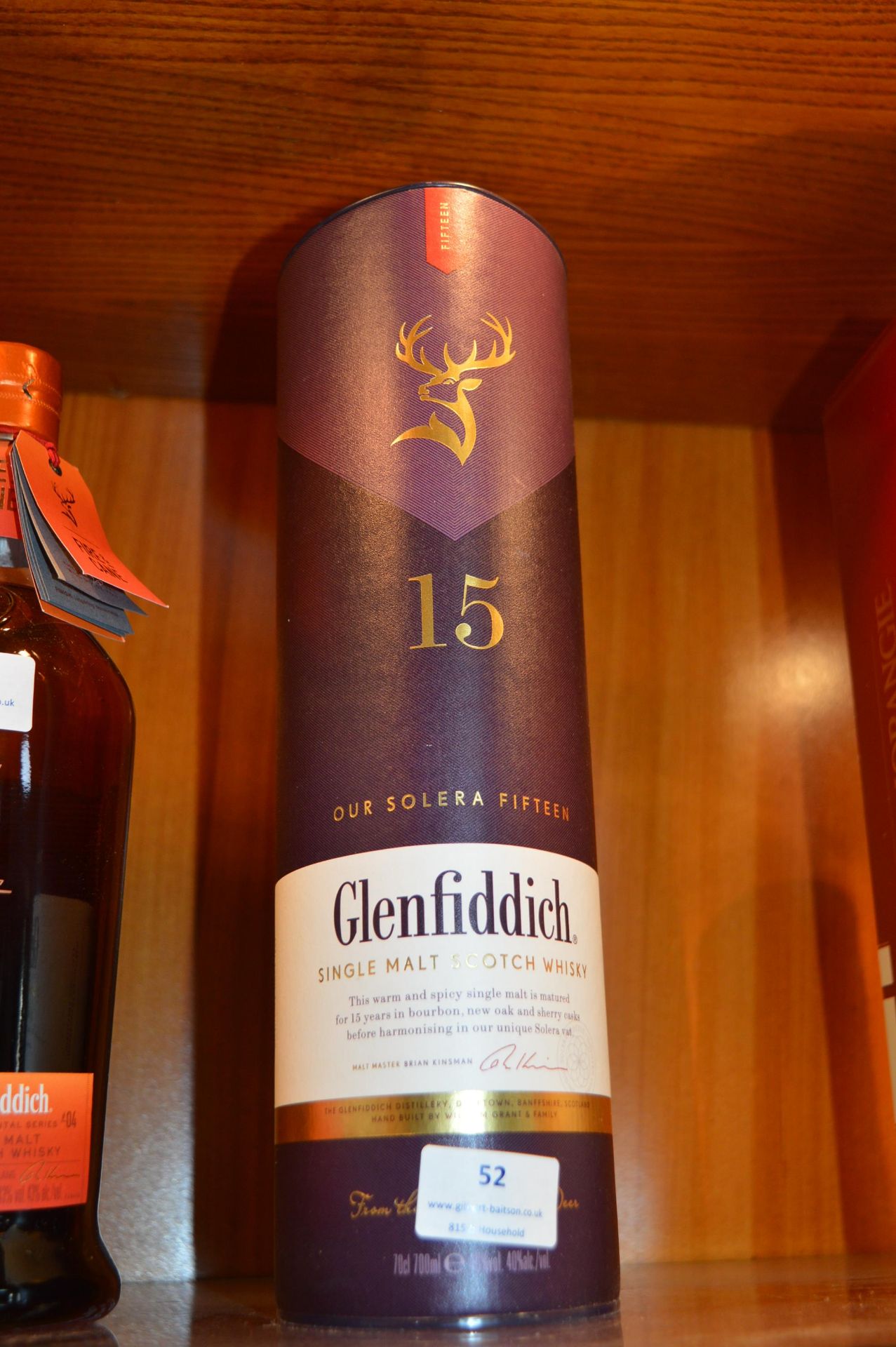 Glenfiddich 15 Year Old Single Malt Scotch Whisky