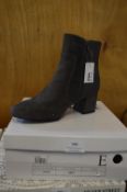 Emma Grey Suede Ankle Boots Size: 6
