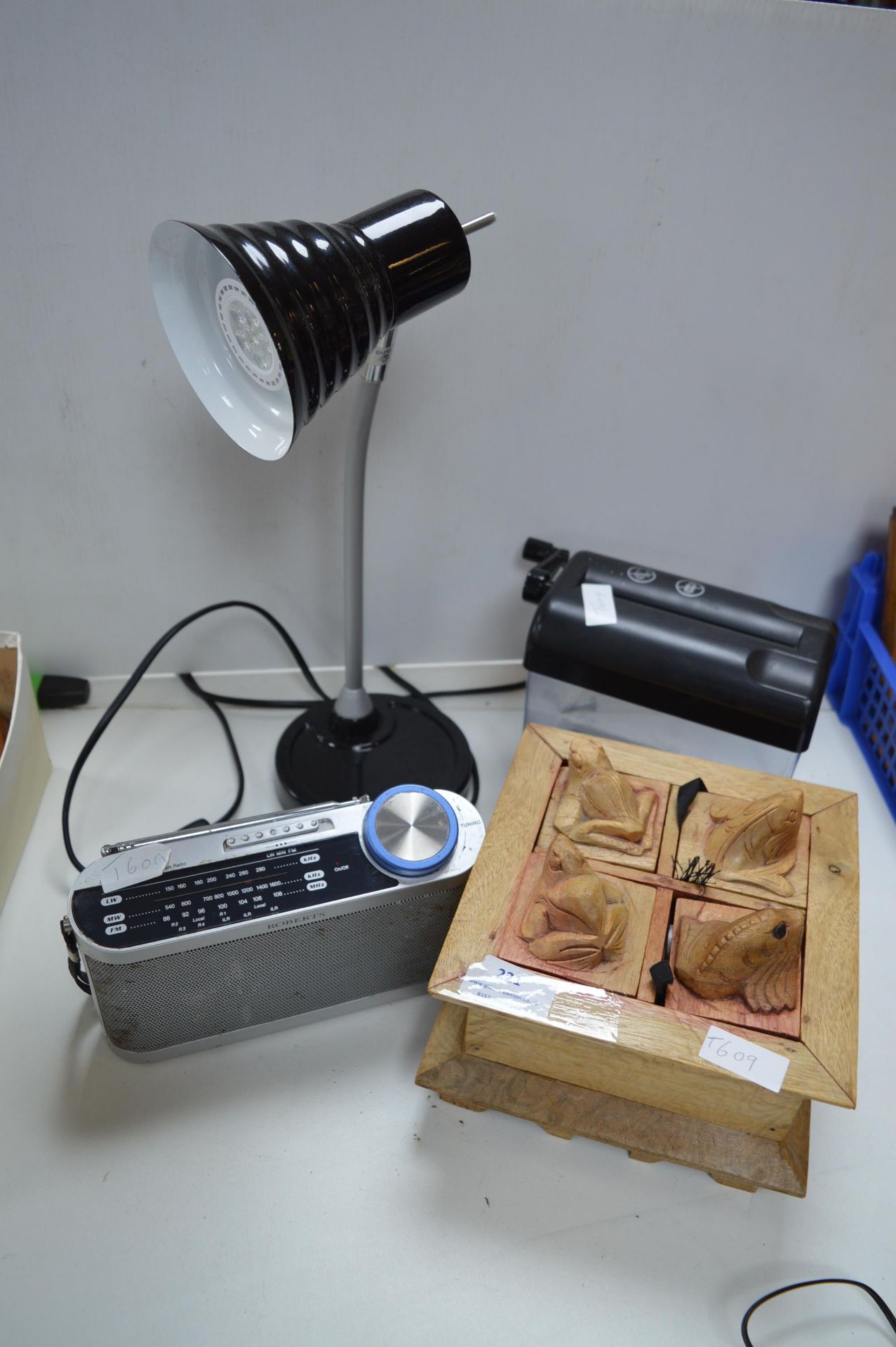 Robert Radio, Desk Lamp, Decorative Box, etc.