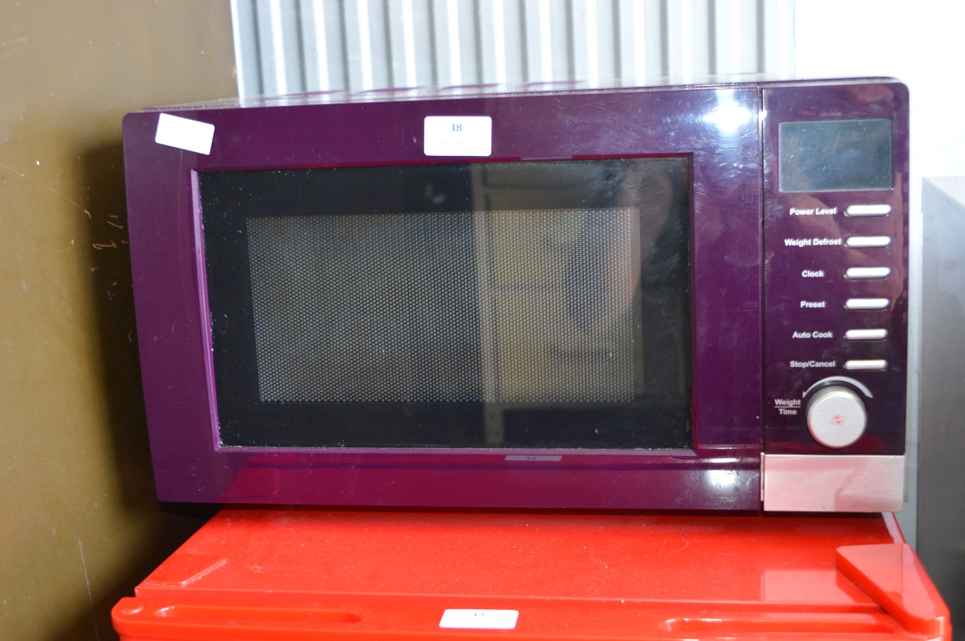 Purple Microwave Oven