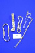 Assorted Silver Bracelets ~65.9g