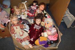 Large Box of Dolls