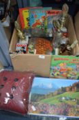 Jigsaw Puzzles, Children's Books, Large Cushion, etc.