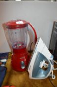 Kenwood LIquidiser and a Breville Easy Glide Iron