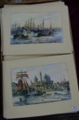 Twenty Mounted Max Parsons Prints of Hull