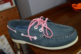 Catesby Navy Deck Shoes Size: 4