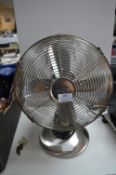Exido Chrome Oscillating Desk Fan