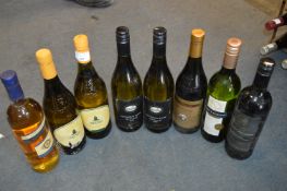 Eight Bottles of Assorted Red and White Wines