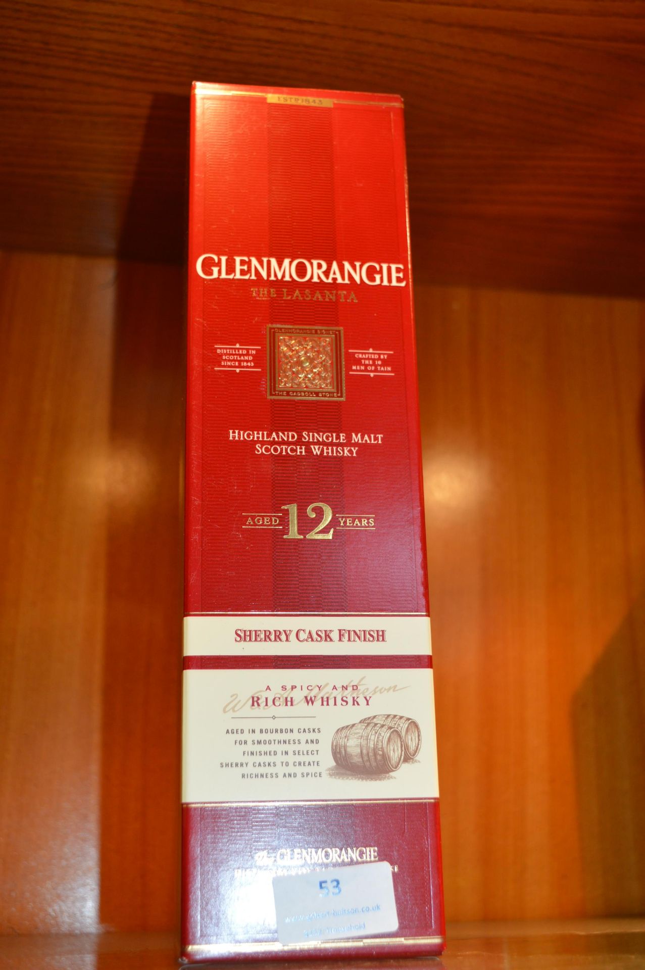 Glenmorangie Lasanta 12 Year Old Single Malt Scotc