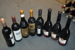 Eight Bottles of Assorted Red Wines