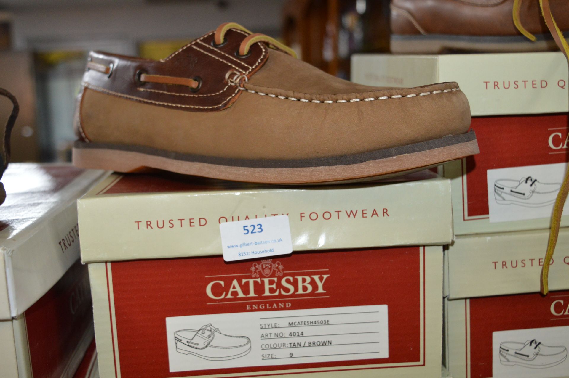 Catesby Brown Deck Shoes Size: 9