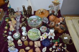 Decorative Animal Ornaments, Wall Plates, etc.