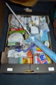 Box of Household Cleaning Products
