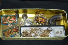 Ladies Costume Jewellery Including Buckles, etc.