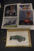 Motorsports Prints, Michael Schumacher, Vintage Bentley, etc.