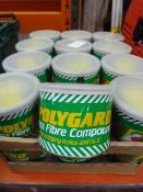 24 Tins of Polyguard Glass Fibre Compound Kit No.