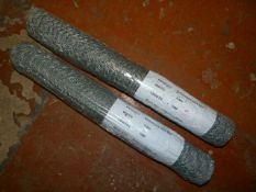 *Two Rolls of 0.6x10m Galvanised Wire Net