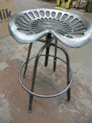 *Adjustable Tractor Seat Stool