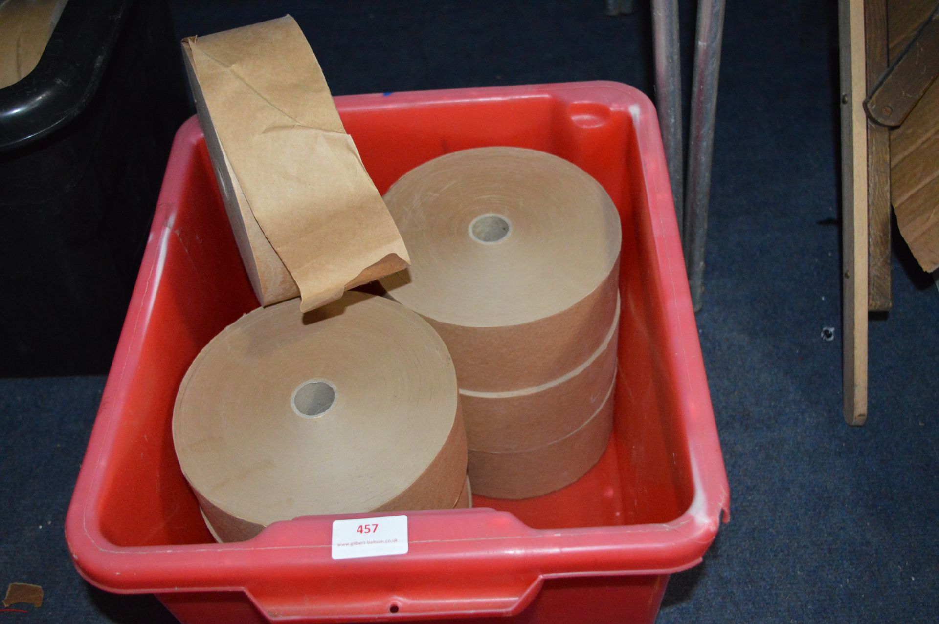 7 Rolls of 70mm Brown Gummed Framer's Tape