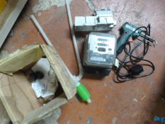 Parkside Soldering Iron, Electricity Meter, etc.