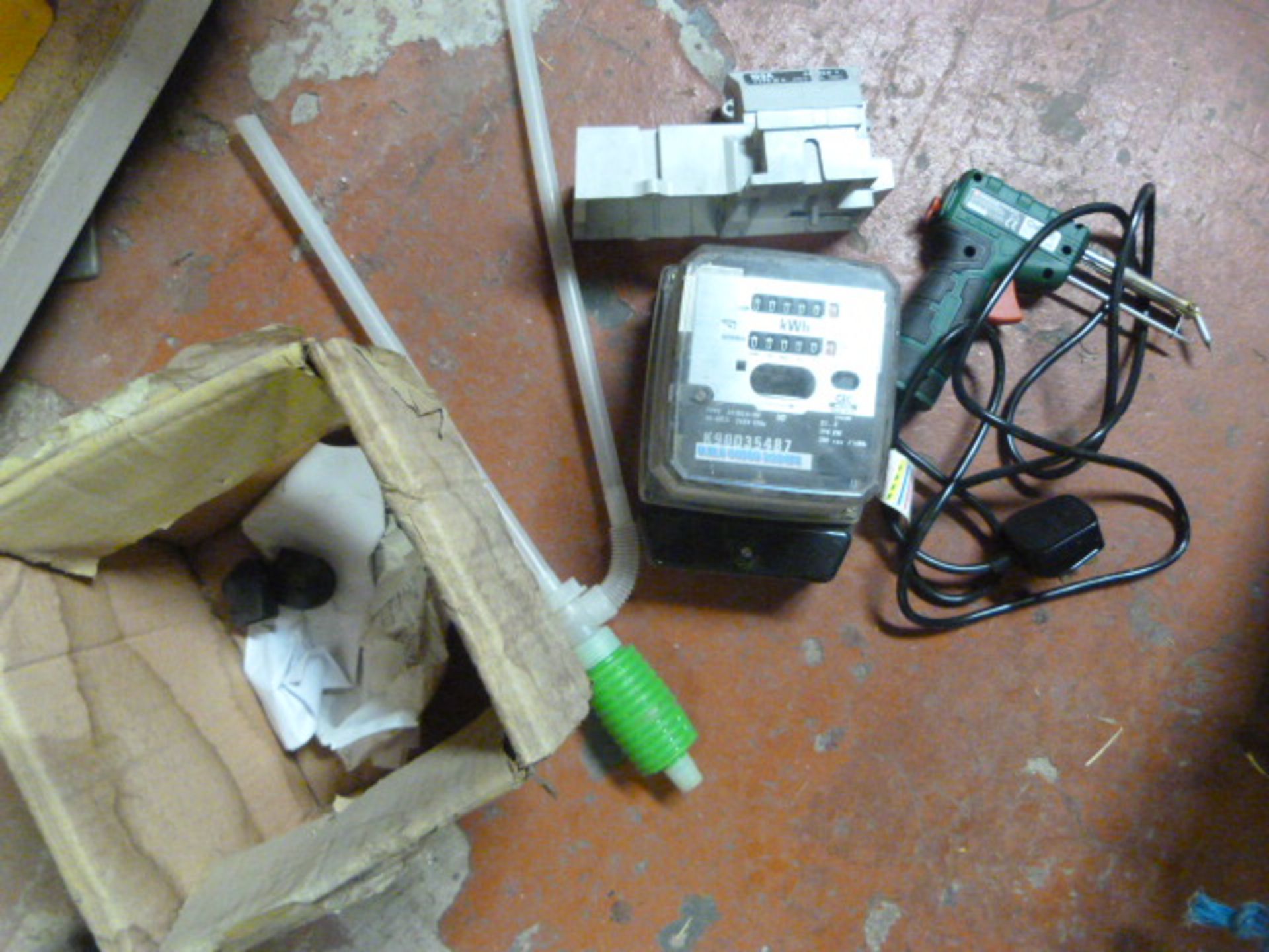 Parkside Soldering Iron, Electricity Meter, etc.