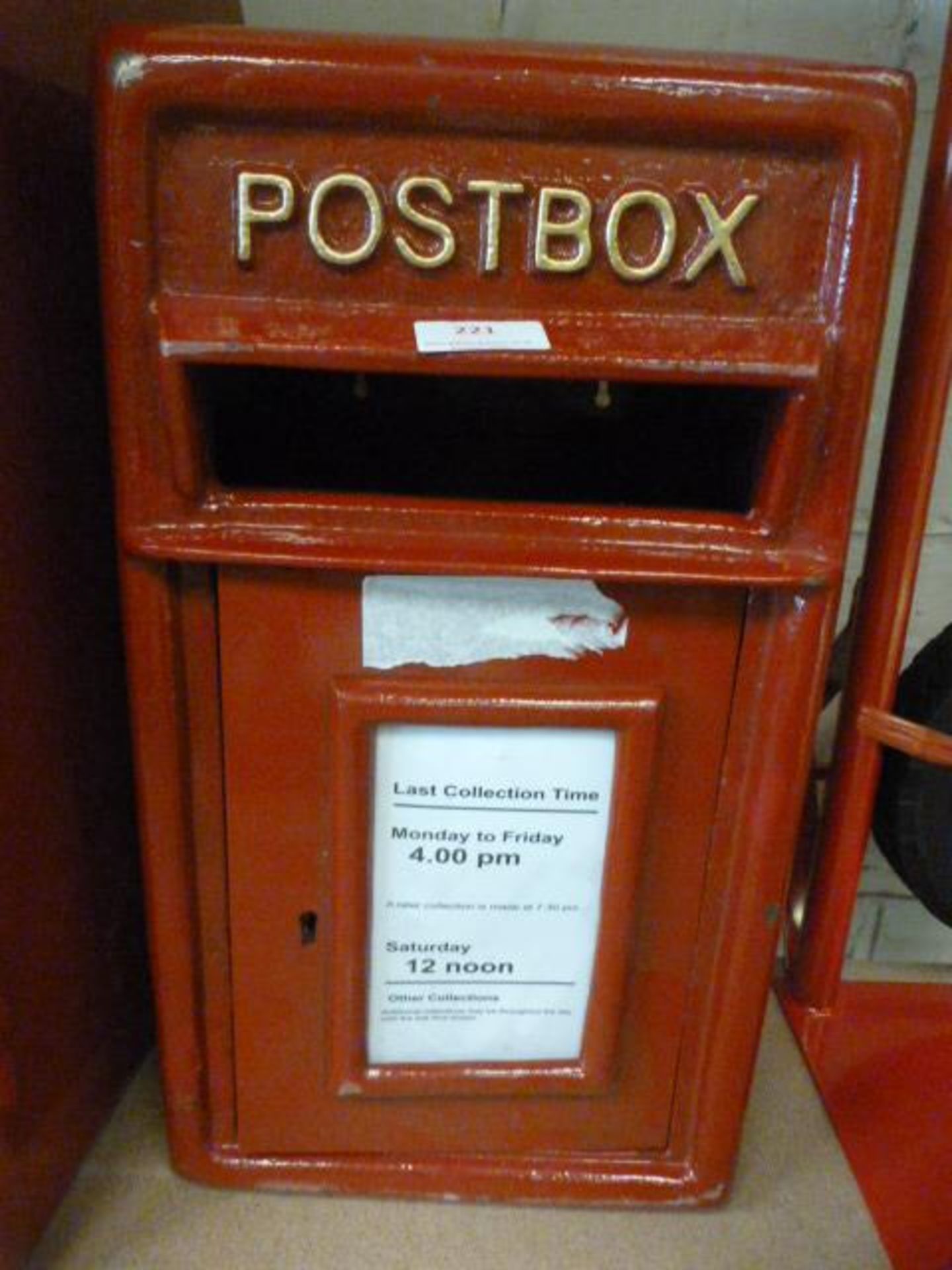 *Reproduction Metal Post Box