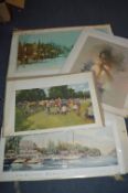 Large Posters - Street Scenes, Sailing Ships, etc.