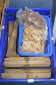 Artist's Pine Canvas Stretcher 14", 15" plus a Tub of Wedges