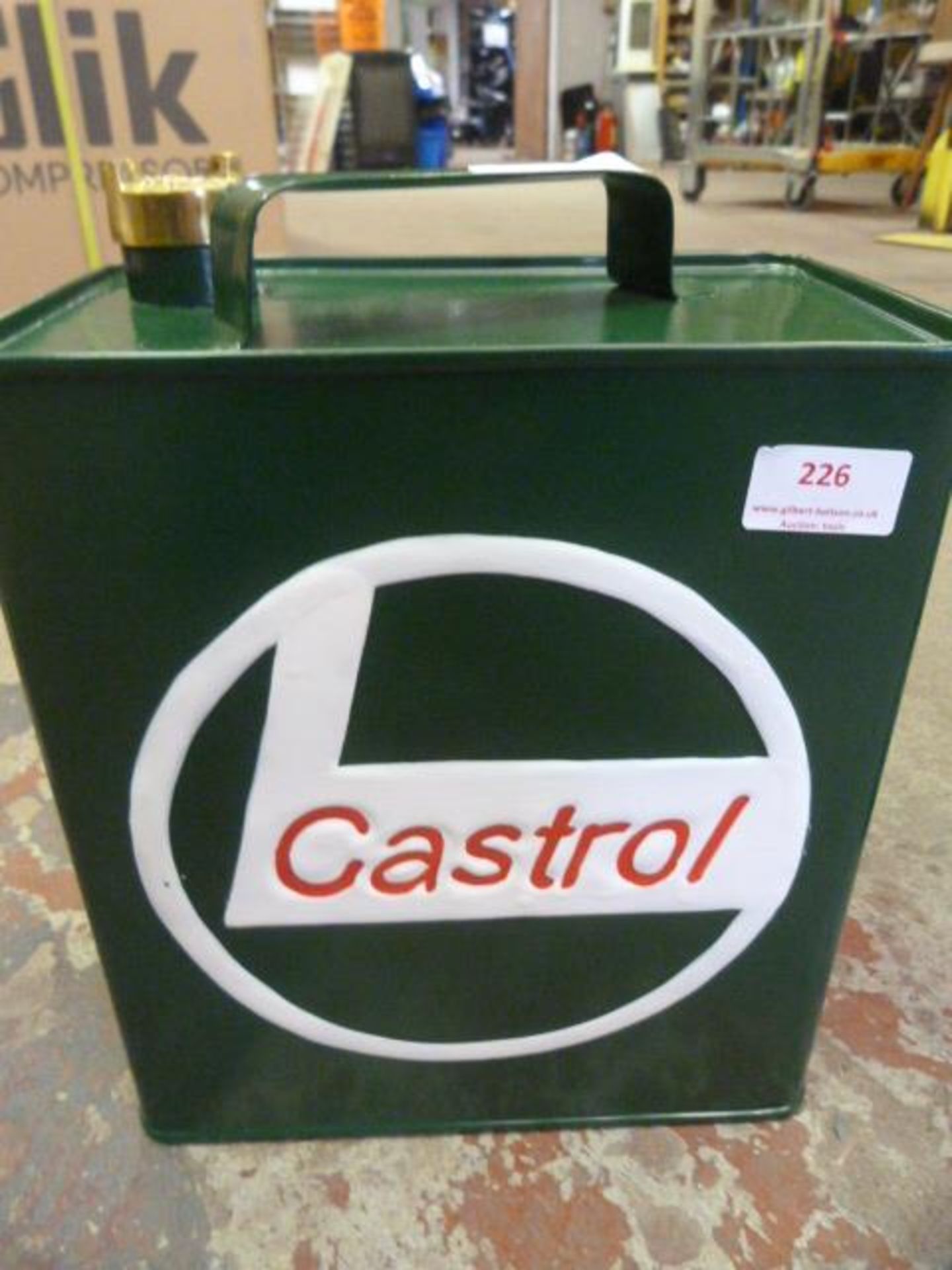 *Reproduction Castrol Petrol Can