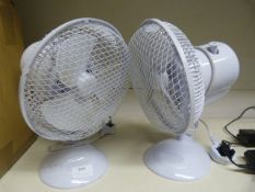 *Two Desk Fans