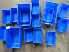 *15 Small Plastic Storage Bins