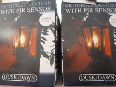 *Two Victorian Style Lanterns with PIR Sensors